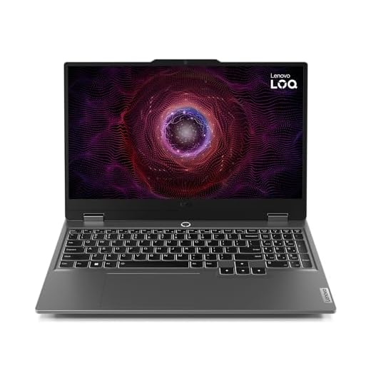 Lenovo LOQ Gaming Laptop | 15.6" Full HD 16:9 Display | 144Hz | AMD Ryzen 7 7435HS | 24GB RAM | 1TB SSD | NVIDIA GeForce RTX4060 TGP 105W | G-Sync | Win11 Home | QWERTZ | grau | AI Chip LA1