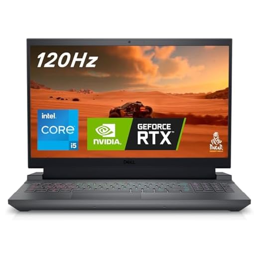 Dell G15 5530 Gaming Laptop - 15.6-inch FHD (1920x1080) 120Hz Display, Intel Core i5-13450HX, 8GB DDR5 RAM, 512GB SSD, Intel Wi-Fi 6, NVIDIA GeForce RTX 3050 GDDR6, Windows 11 Home - Dark Shadow Grey