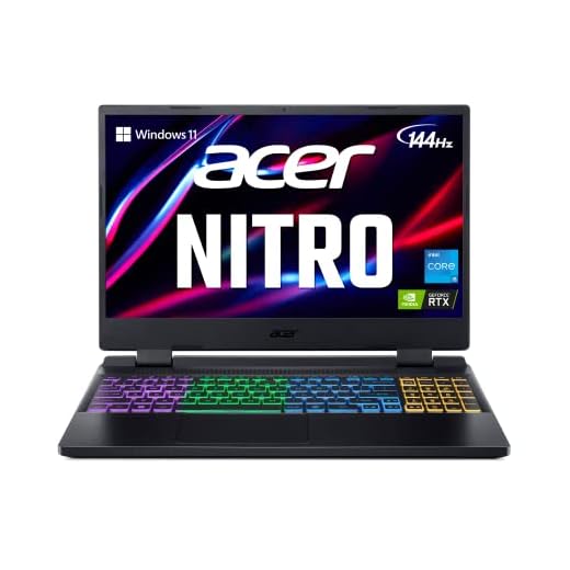 Acer Nitro 5 AN515-58-527S Gaming Laptop | Intel Core i5-12500H | NVIDIA GeForce RTX 3060 Laptop GPU | 15.6" FHD 144Hz IPS Display | 16GB DDR4 | 512GB PCIe Gen 4 SSD | Killer Wi-Fi 6 | RGB Keyboard