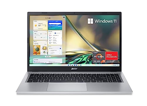 Acer Aspire 3 15" Laptop: Ryzen 3 7320U, 8 GB RAM, 128 GB SSD, 1080p 15.6" IPS  Display