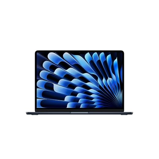 Apple 2025 MacBook Air 13-inch Laptop with M4 chip: Built for Apple Intelligence, 13.6-inch Liquid Retina Display, 24GB Unified Memory, 512GB SSD Storage, 12MP Center Stage Camera, Touch ID; Midnight