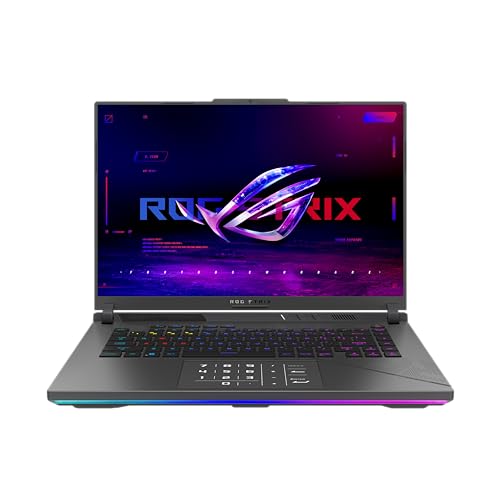ASUS ROG Strix G16 Laptop | 16 Inch Full HD 165Hz/7ms 16:10 IPS Display | Intel Core i9-14900HX | 32 GB RAM | 1 TB SSD | NVIDIA RTX 4070 | Windows 11 | QWERTZ Keyboard